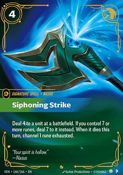 Siphoning Strike VEN-146 Epic NM Englisch Foil
