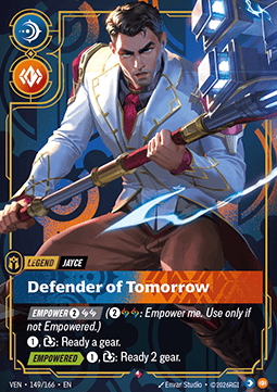 Jayce, Defender of Tomorrow (V.1) VEN-149 Rare Near Mint Englisch Foil