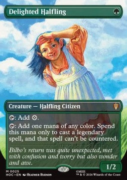 Delighted Halfling (V.1) HOC-25 Mythic Near Mint Englisch Foil