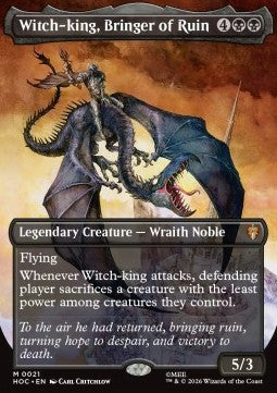 Witch-king, Bringer of Ruin (V.1) HOC-21 Mythic Excellent Englisch