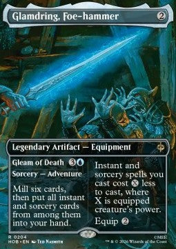 Glamdring, Foe-hammer // Gleam of Death XHOB-204 Rare Near Mint Englisch Foil