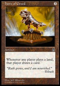Horn of Greed STH- Rare Excellent Englisch