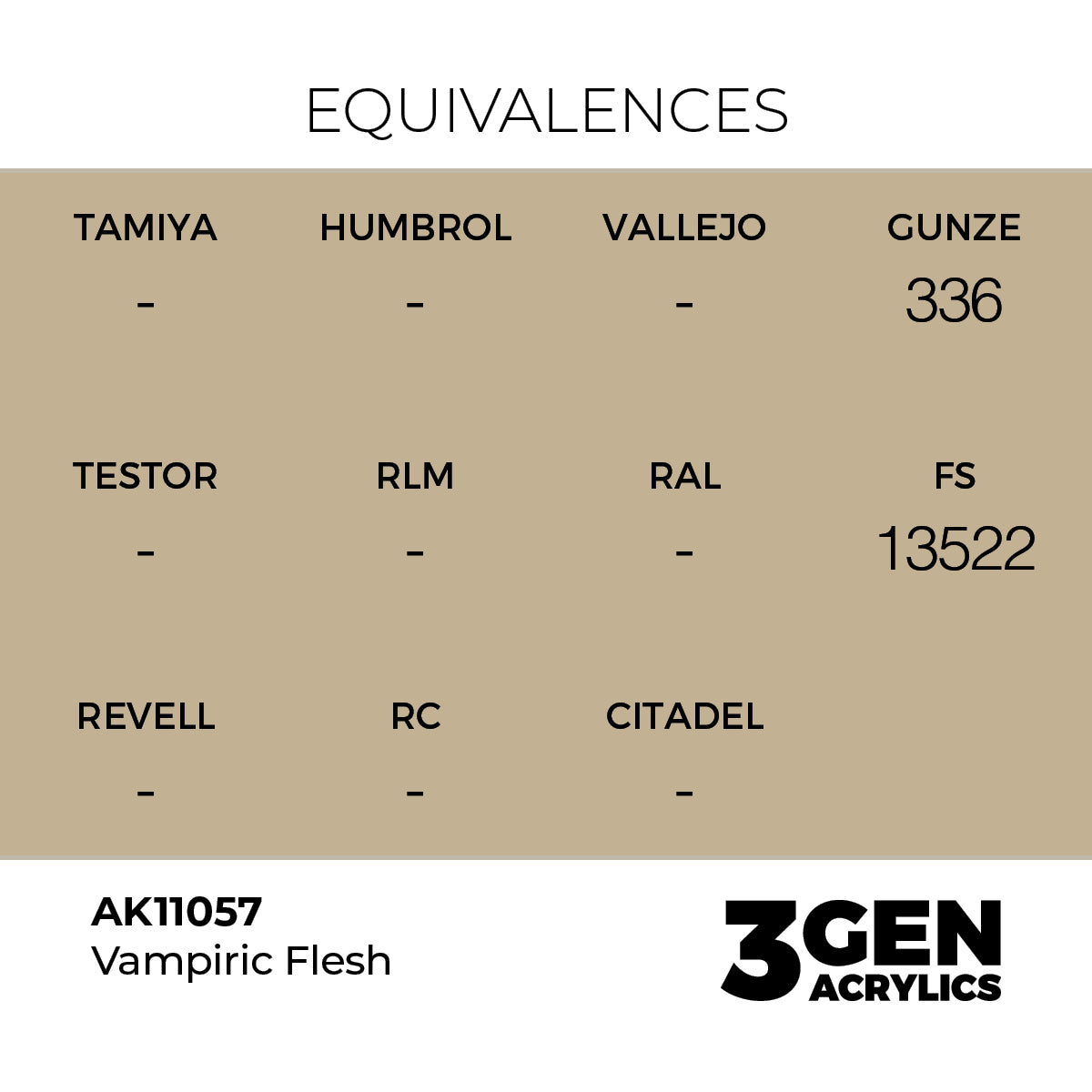 AK Interactive 3GEN Vampiric Flesh 17ml