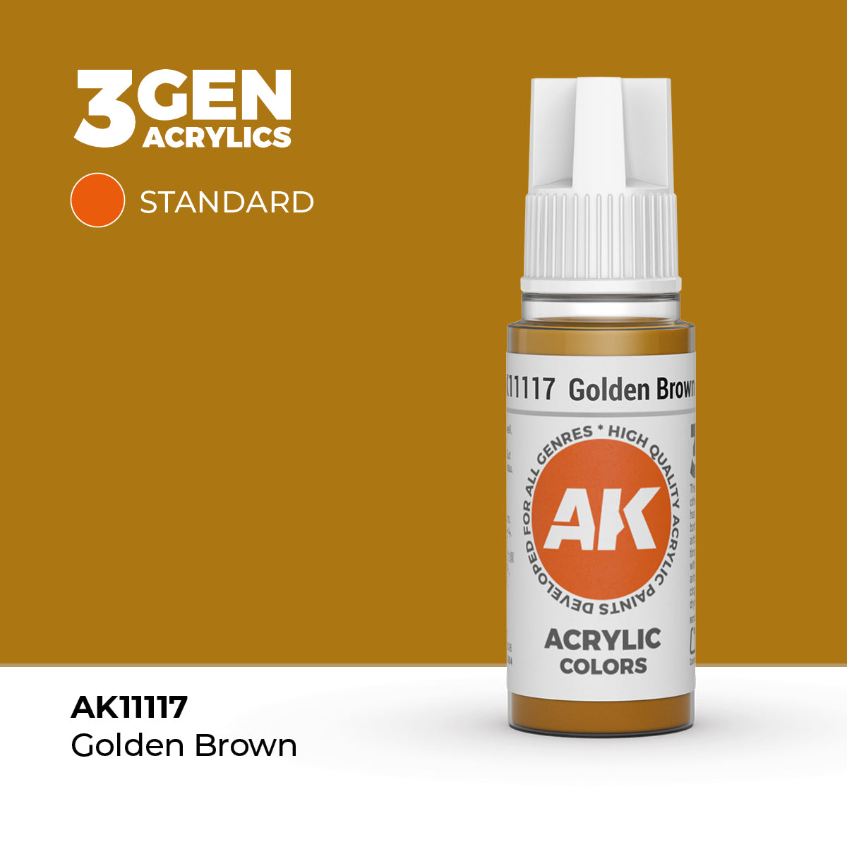 AK Interactive 3GEN Golden Brown 17ml