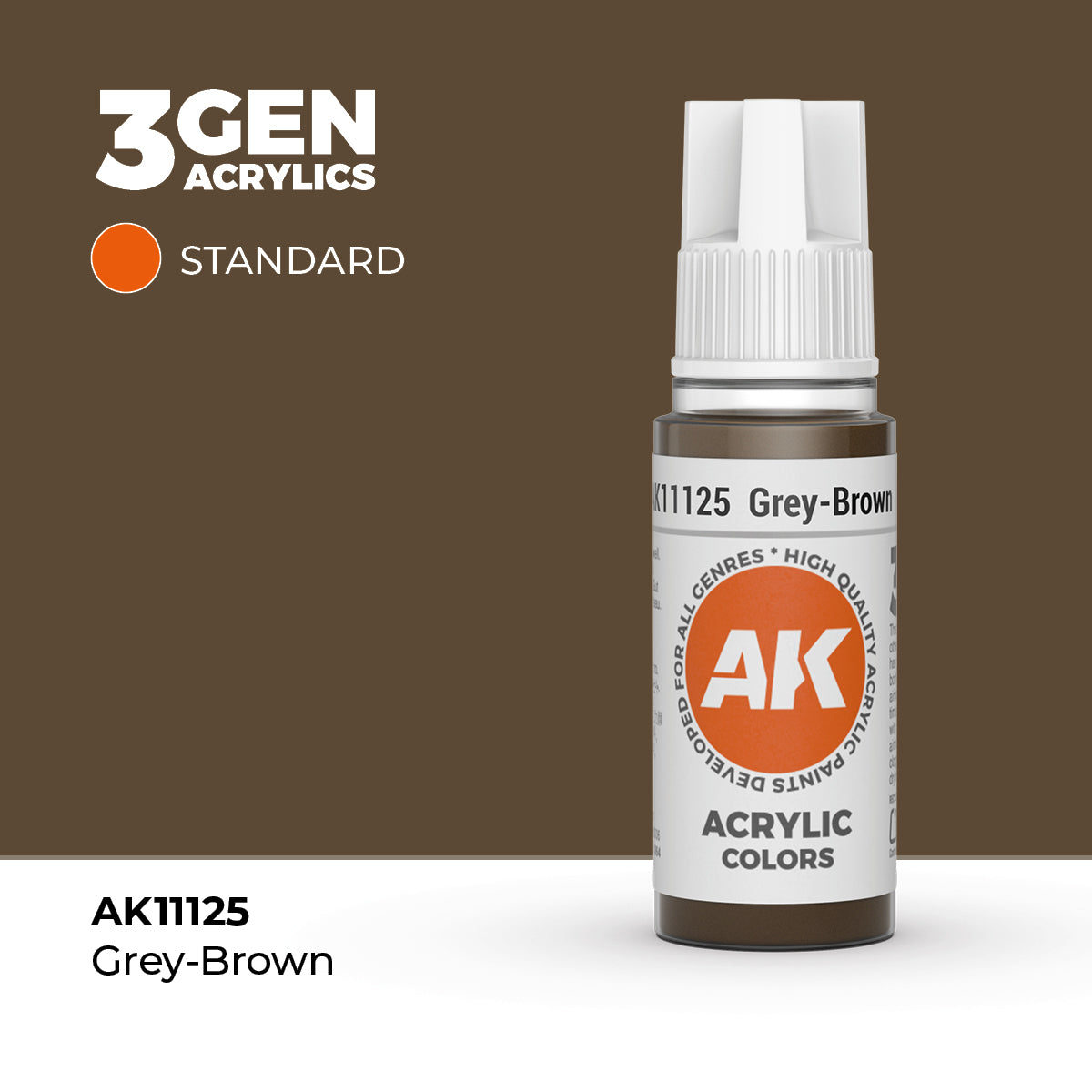 AK Interactive 3GEN Grey Brown 17ml