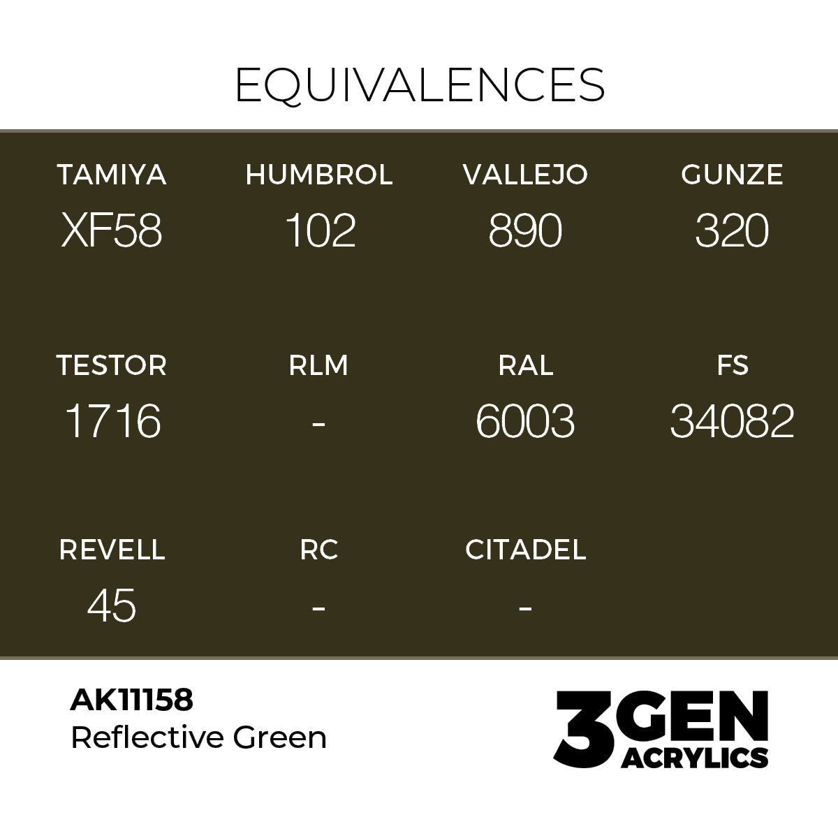 AK Interactive 3GEN Reflective Green 17ml