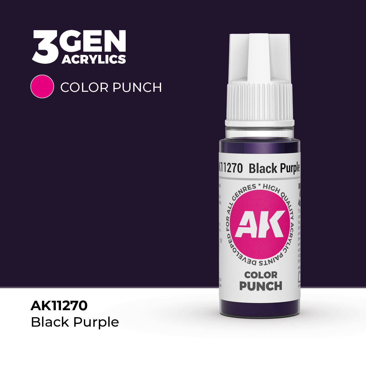 AK Interactive Black Purple Color Punch