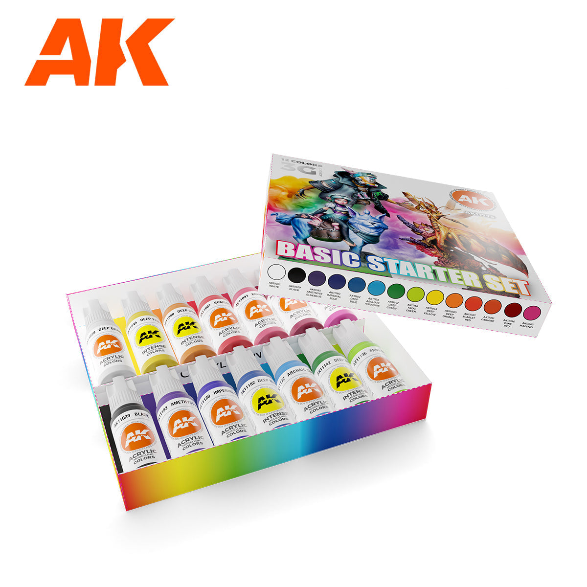 Basic Starter Set - 14 Colors selected by Josedavinci