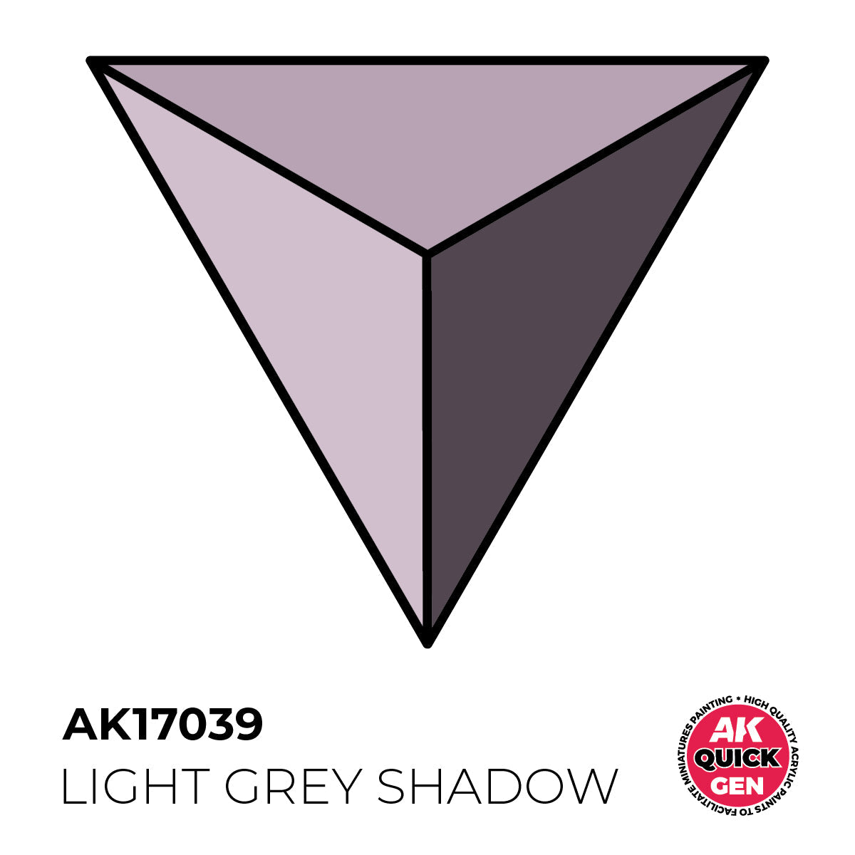 AK Interactive QUICK GEN Light Grey Shadow