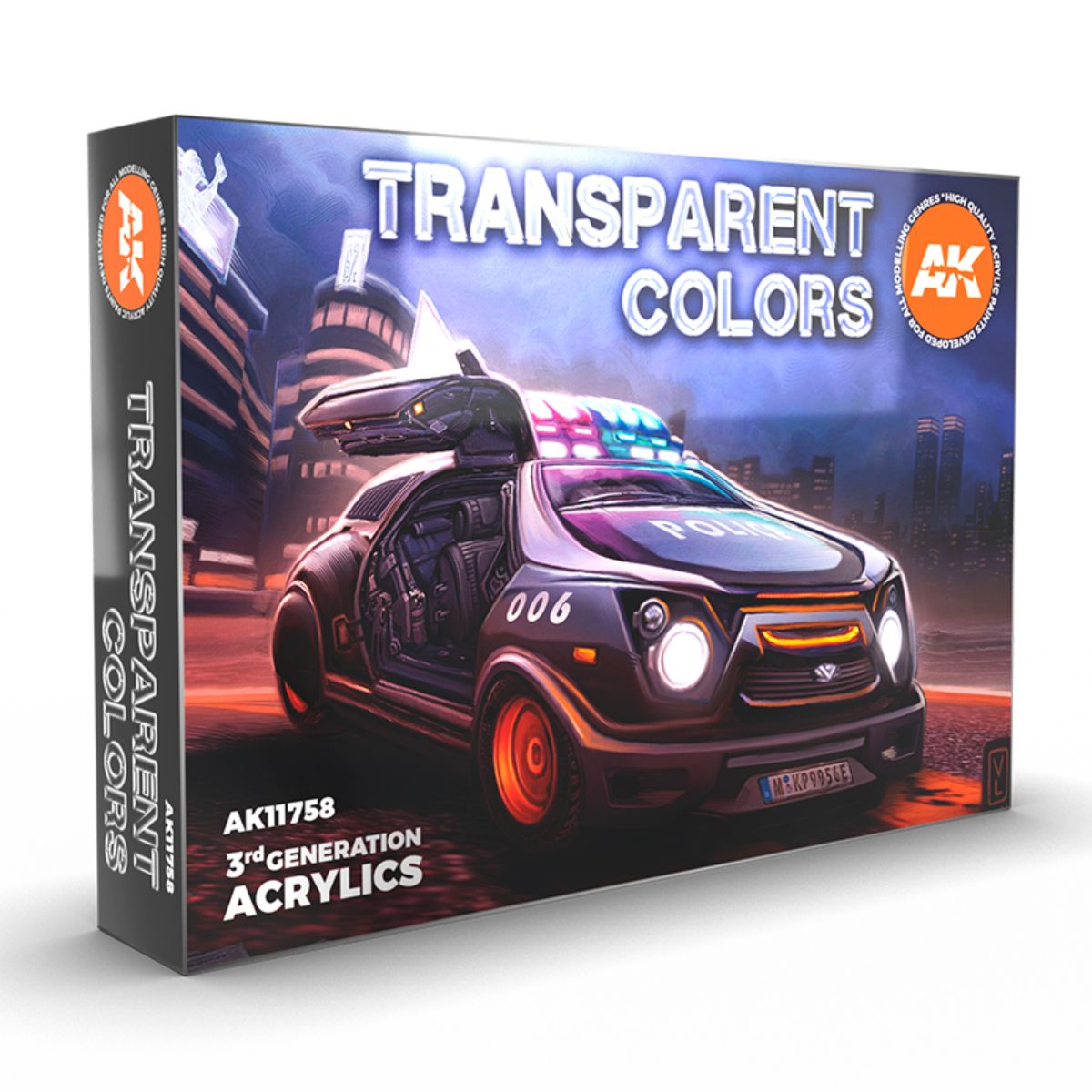AK Interactive 3GEN Transparent Colors Set 3G