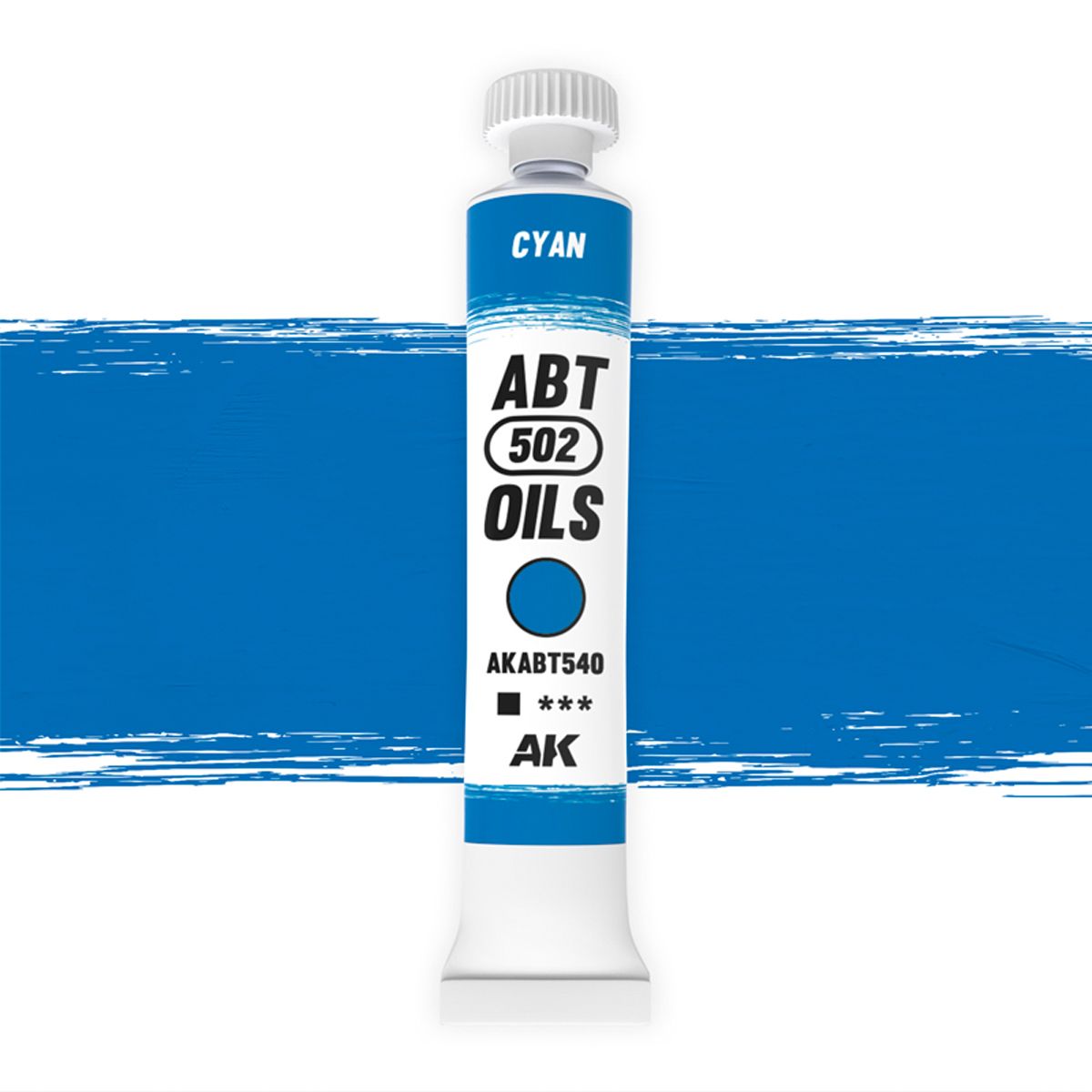 AK Interactive Oil Paints Cyan