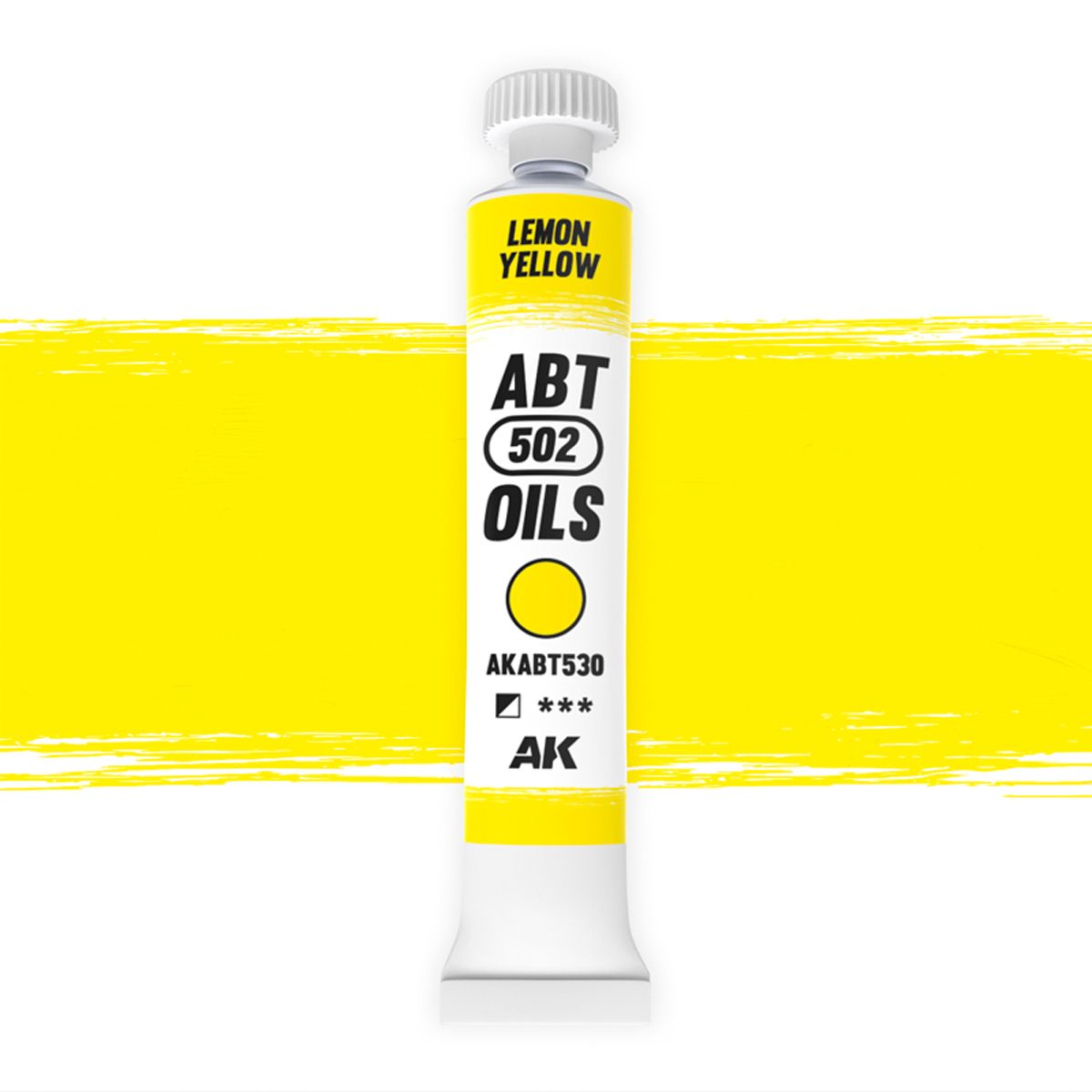 AK Interactive Oil Paints Lemon Yellow