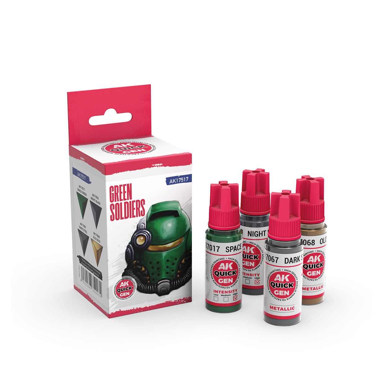 AK Interactive QUICK GEN Green Soldiers Set