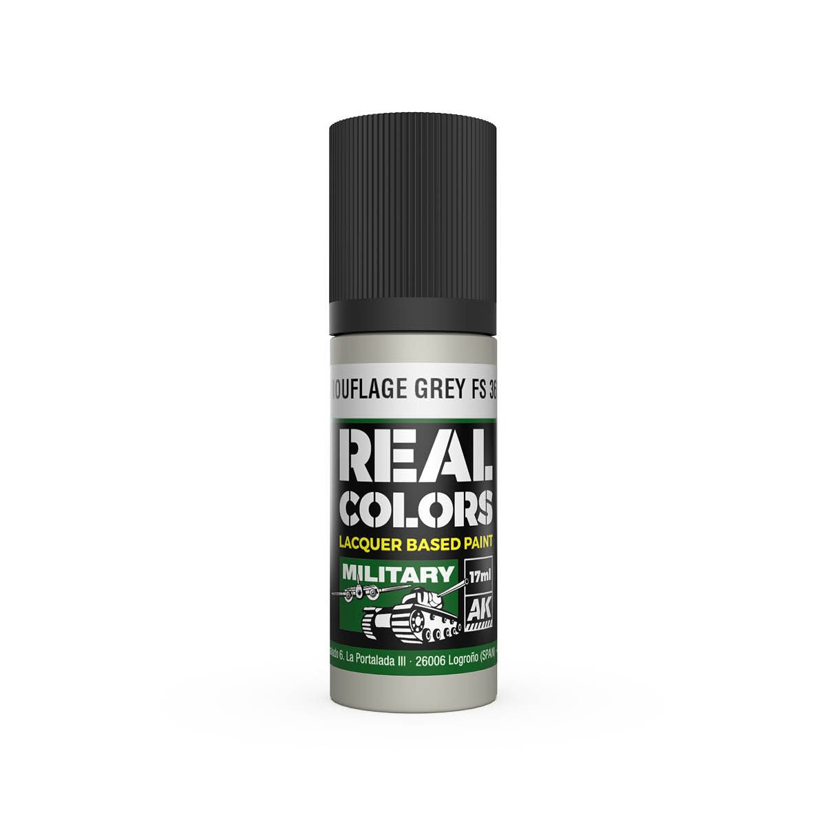 AK Interactive REAL COLORS Camouflage Grey Fs 36622 17 ml.