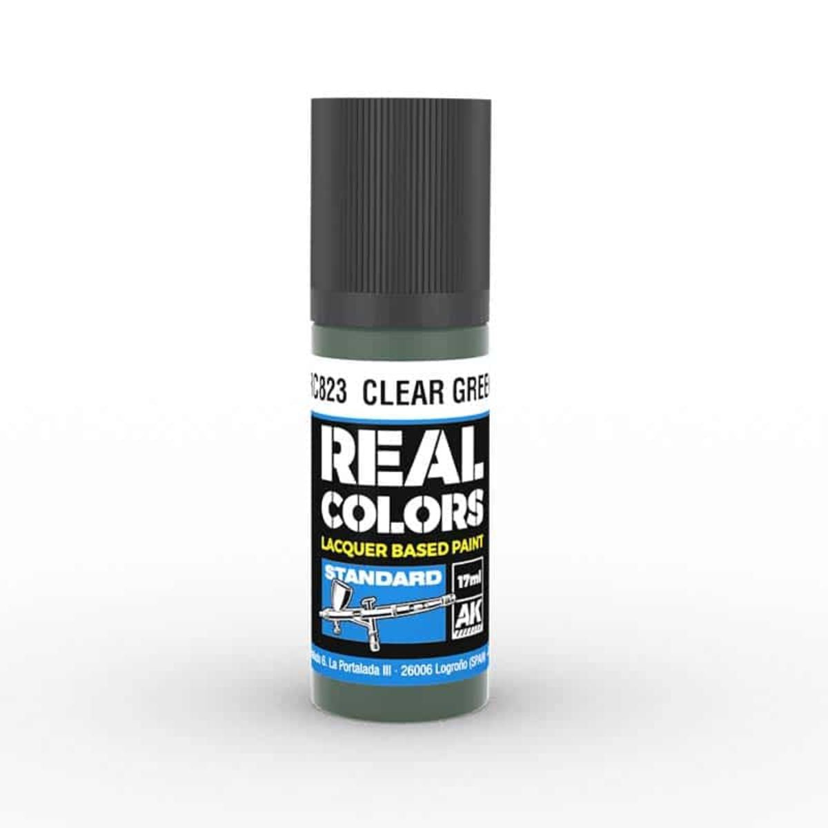 AK Interactive REAL COLORS Clear Green 17 ml.
