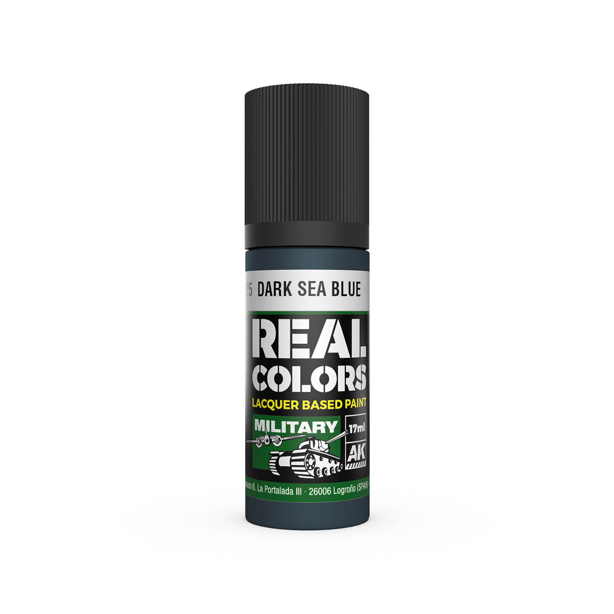 AK Interactive REAL COLORS Dark Sea Blue 17 ml.