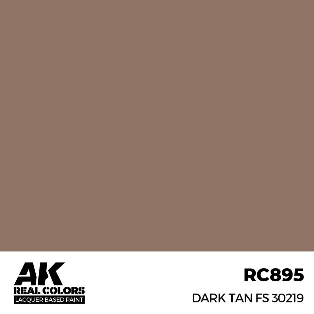 AK Interactive REAL COLORS Dark Tan Fs 30219 17 ml.