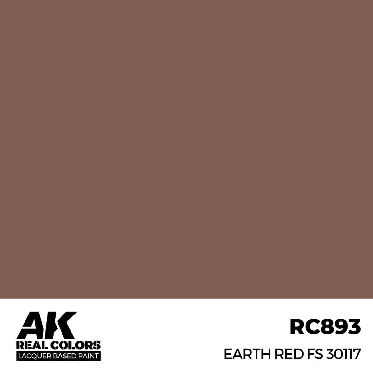AK Interactive REAL COLORS Earth Red Fs 30117 17 ml.