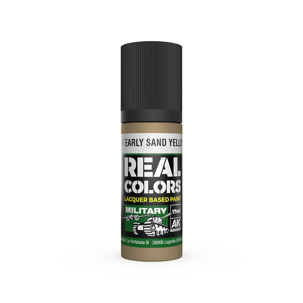 AK Interactive REAL COLORS Idf Early Sand Yellow 17 ml.