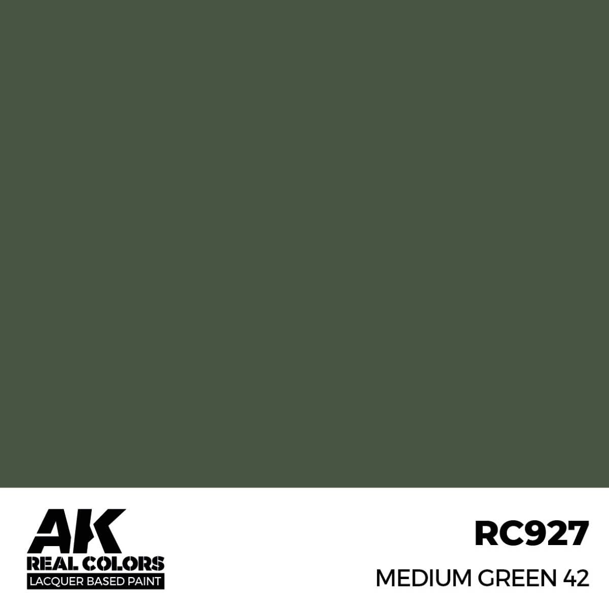 AK Interactive REAL COLORS Medium Green 42 17 ml.