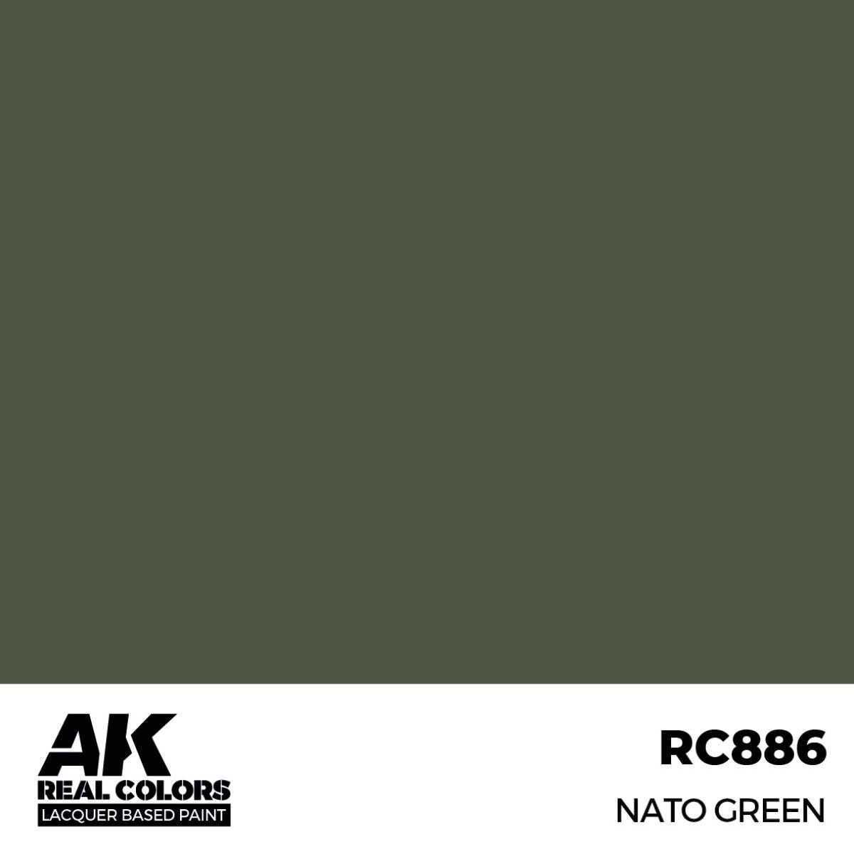 AK Interactive REAL COLORS Nato Green 17 ml.
