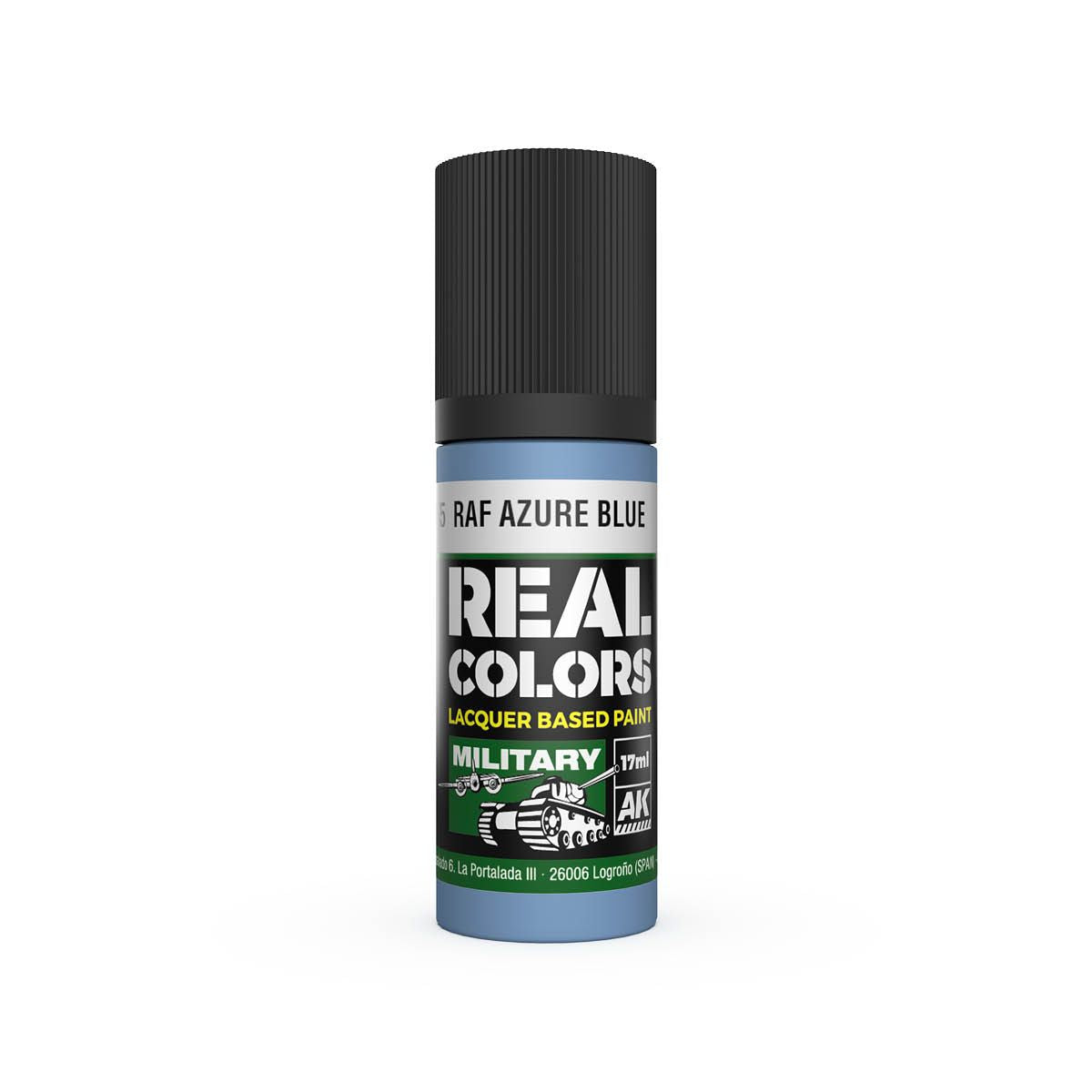 AK Interactive REAL COLORS Raf Azure Blue 17 ml.
