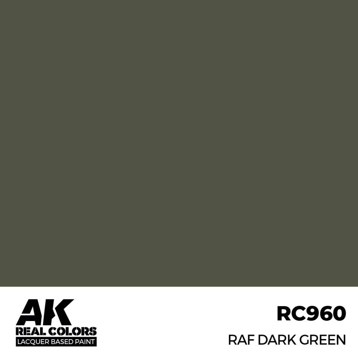 AK Interactive REAL COLORS Raf Dark Green 17 ml.