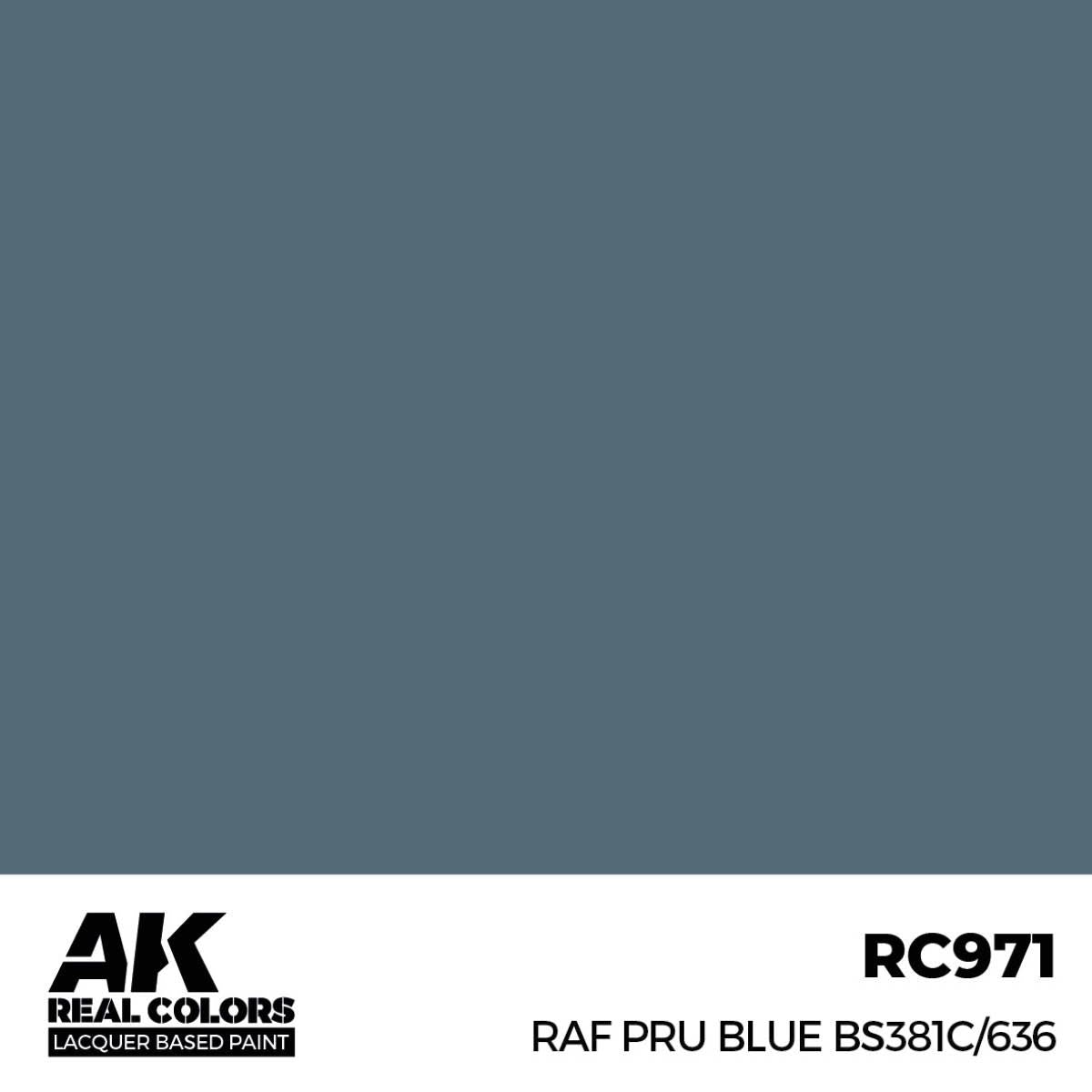 AK Interactive REAL COLORS Raf Pru Blue Bs381C/636 17 ml.