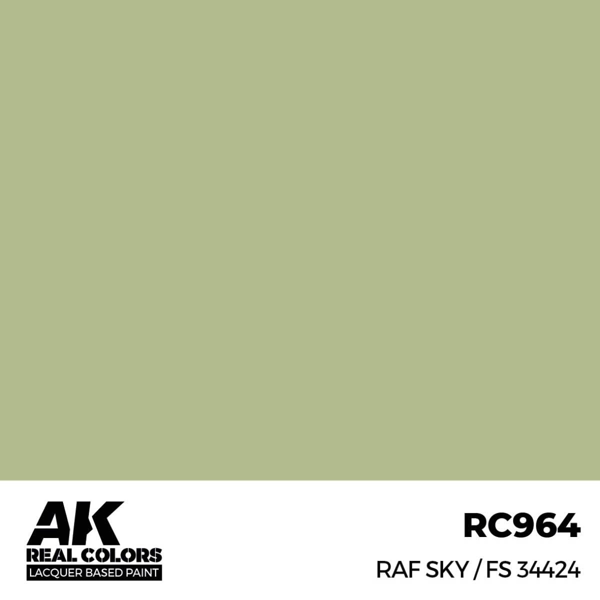 AK Interactive REAL COLORS Raf Sky / Fs 34424 17 ml.