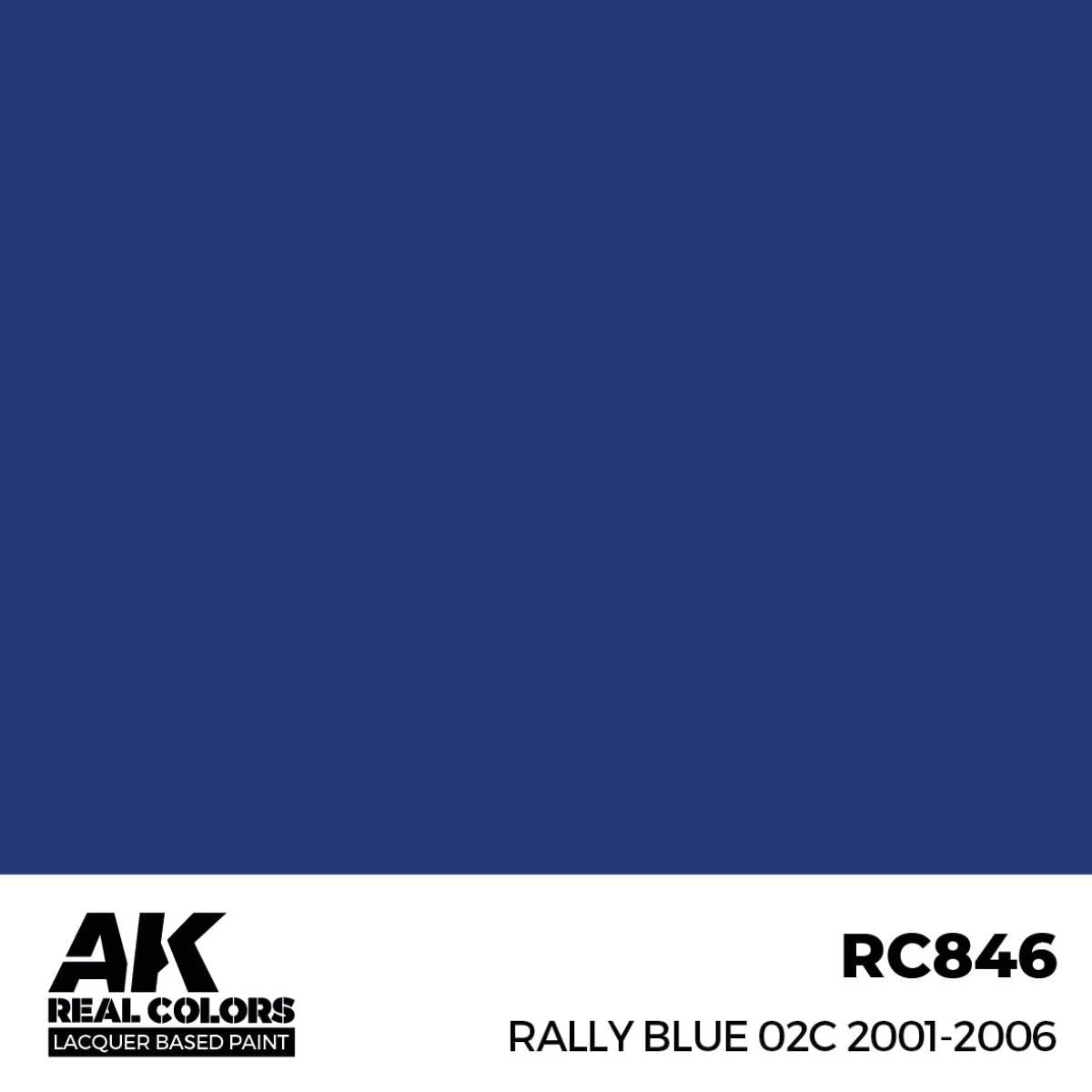 AK Interactive REAL COLORS Rally Blue 02C 2001-2006 17ml.
