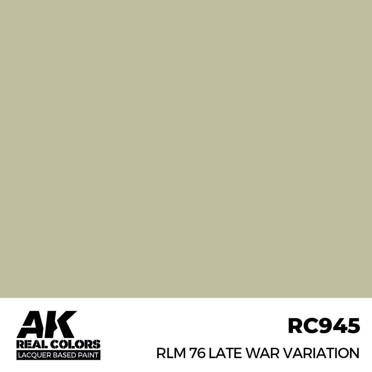 AK Interactive REAL COLORS Rlm 76 Late War Variation 17 ml.