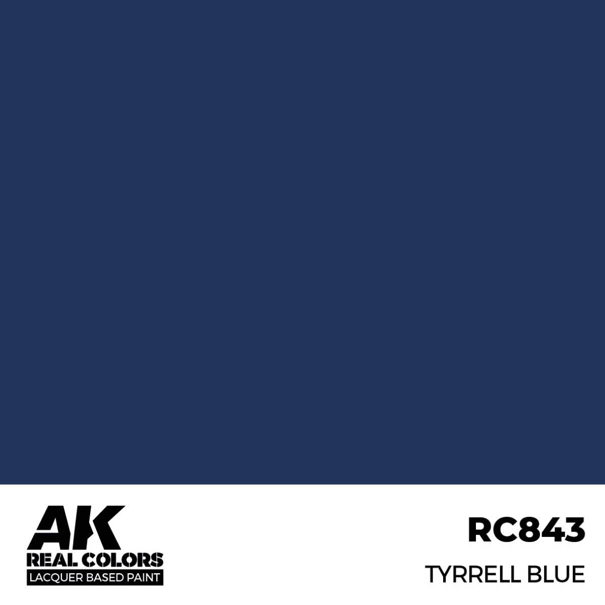 AK Interactive REAL COLORS Tyrrell Blue 17 ml.