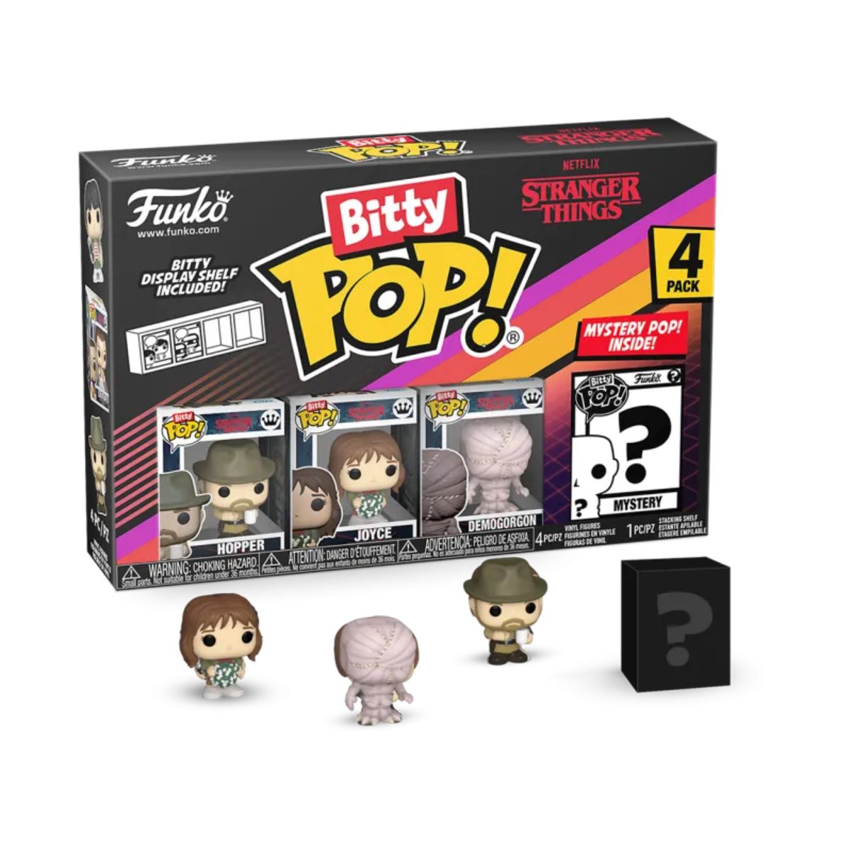 Bitty POP! 4 Pack Stranger Things Hopper