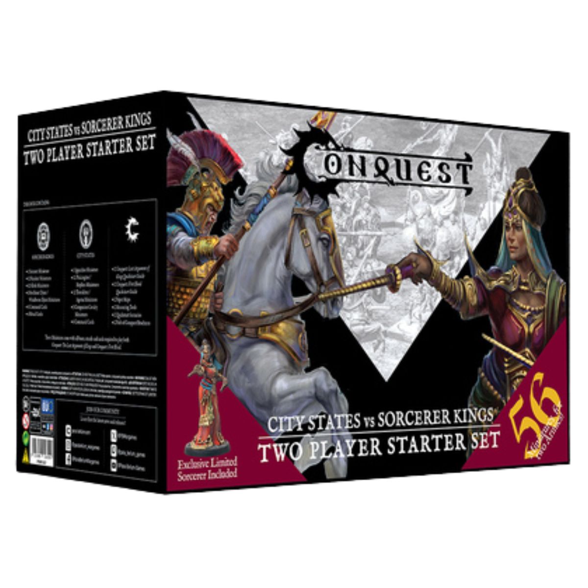 Conquest Sorcerer Kings vs City States Two player Starter Set