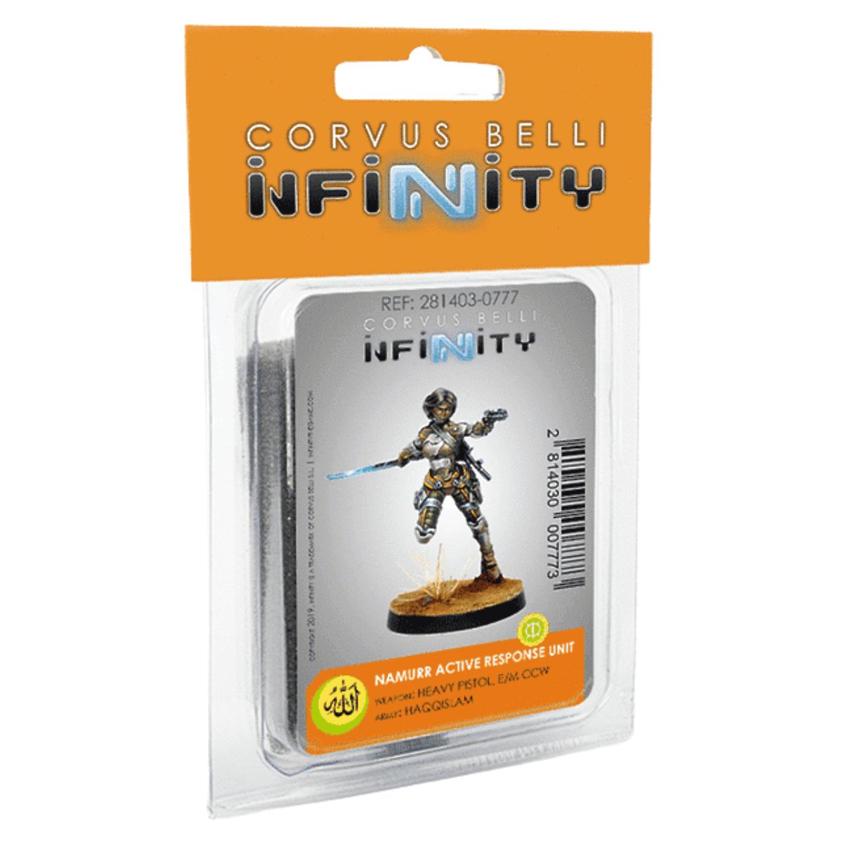 Corvus Belli Infinity Namurr Active Response Unit (Heavy Pistol, E/M CCW)