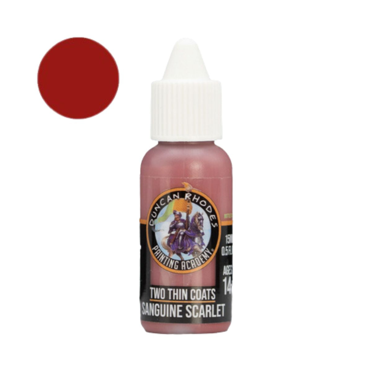 Duncan Rhodes TWO THIN COATS Sanguine Scarlet