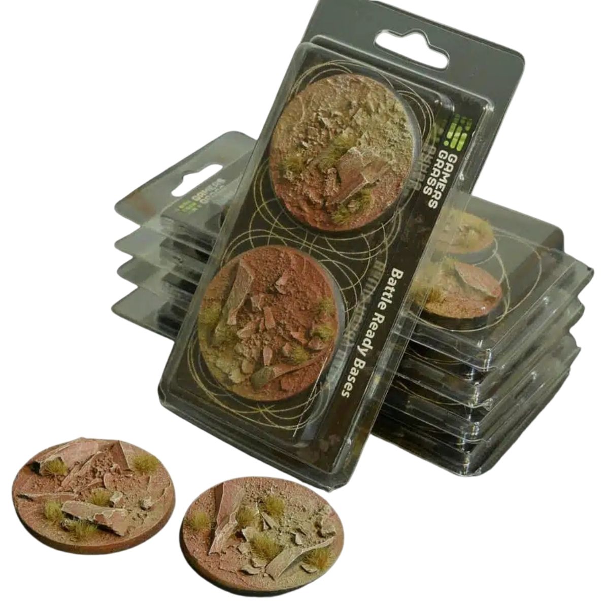 Gamers Grass Badlands Bases, Round 60mm (x2)