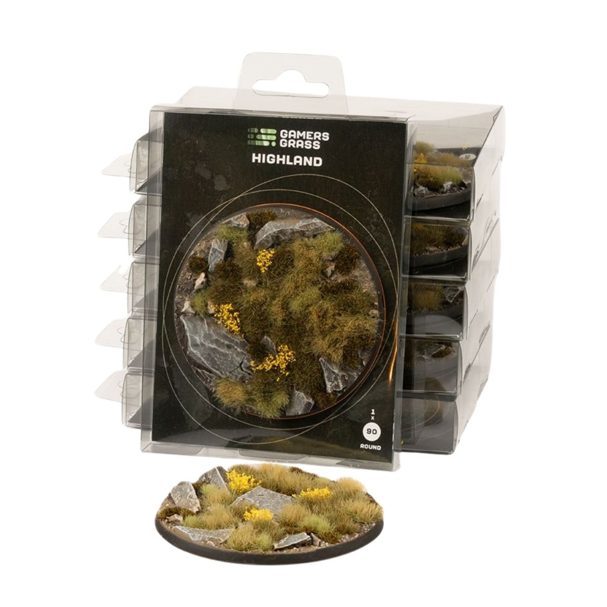 Gamers Grass Highland Bases, Round 90mm (x1)