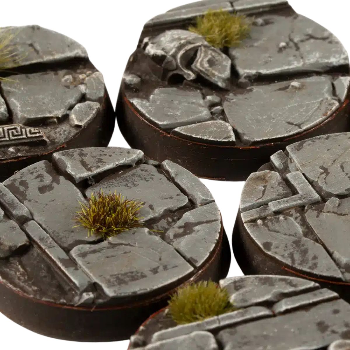 Gamers Grass Temple Bases, Round 28mm (x8)