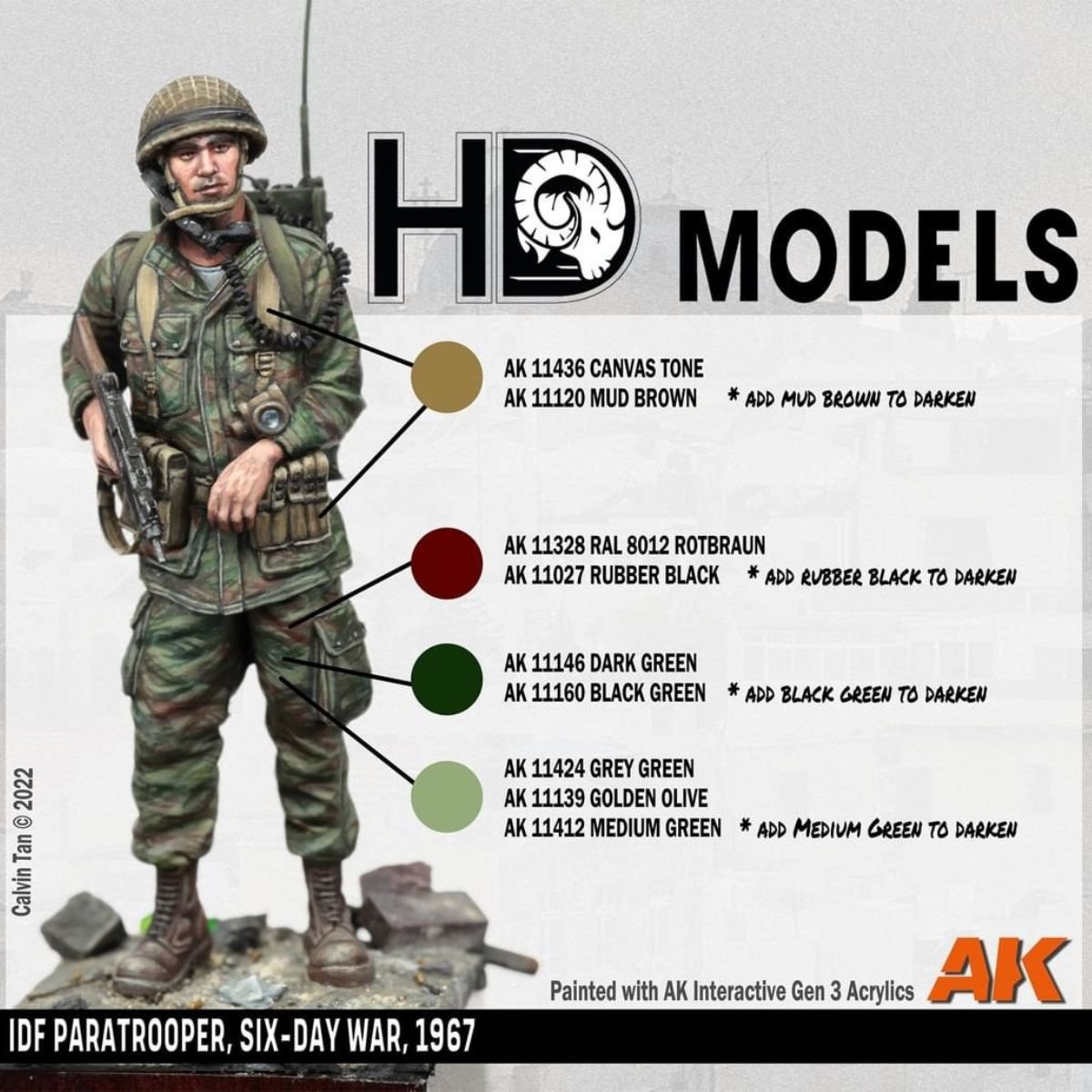 AK Interactive Idf Uniform Colors 3G