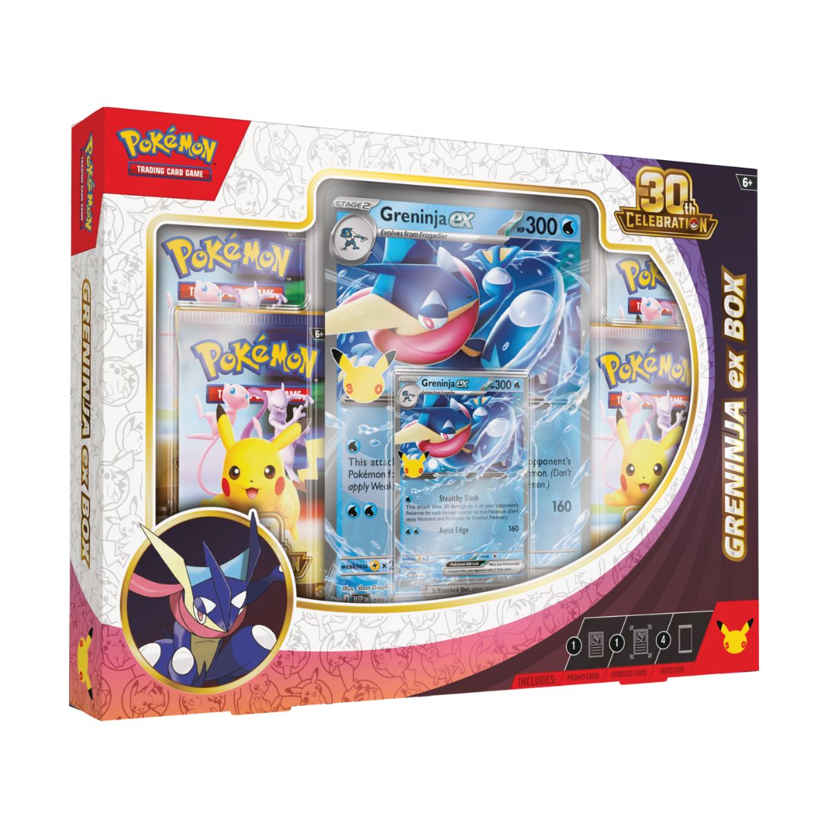 Pokémon 30th Celebration Greninja EX Box Englisch