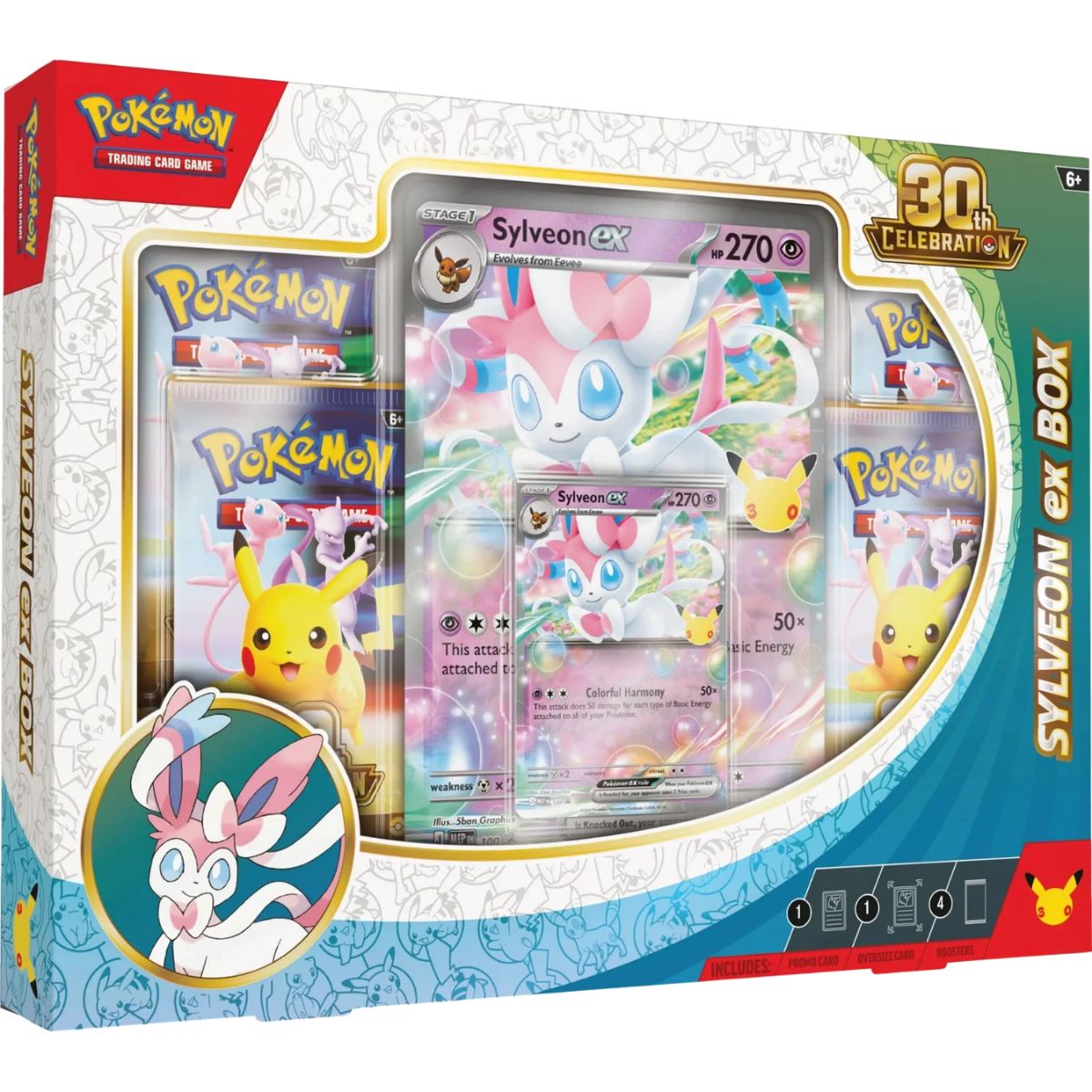 Pokémon 30th Celebration Sylveon EX Box Englisch