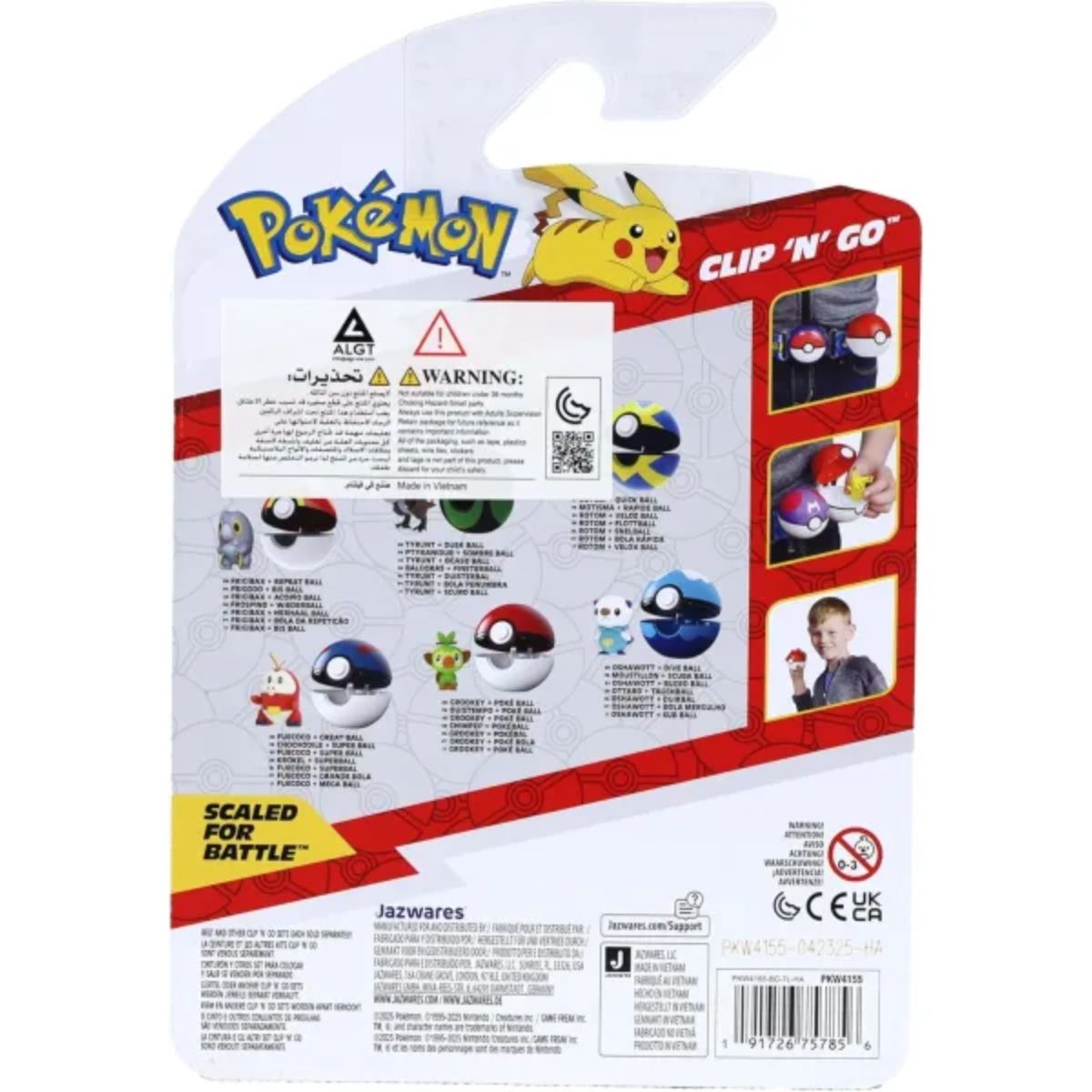 Pokémon Clip 'N' Go Rotom mit Flottball