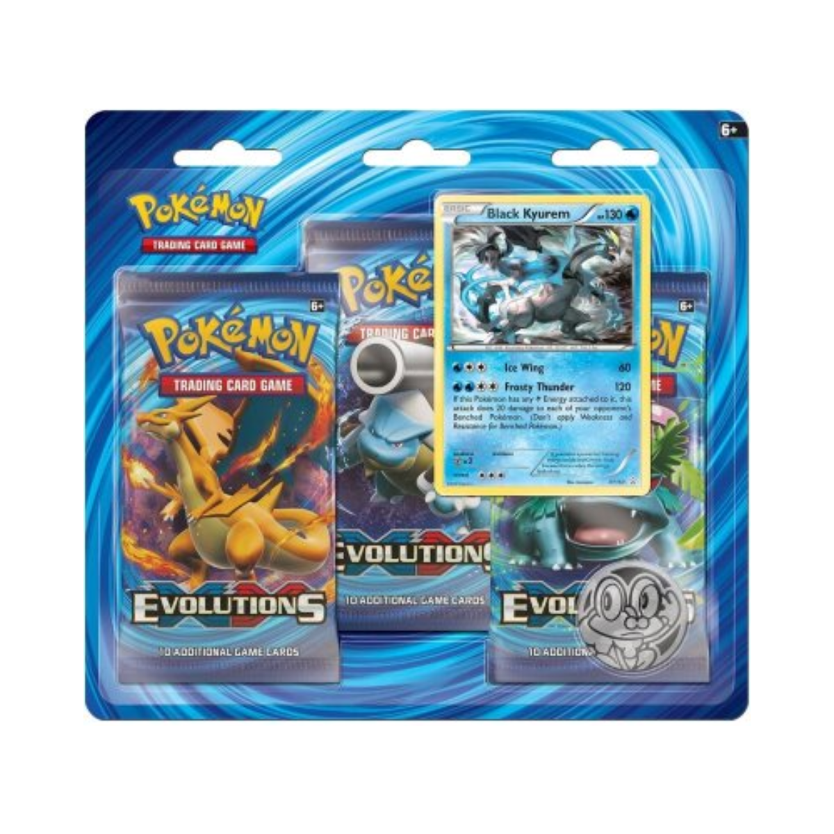 Pokémon Evolutions 3-Pack Blister Black Kyurem Englisch