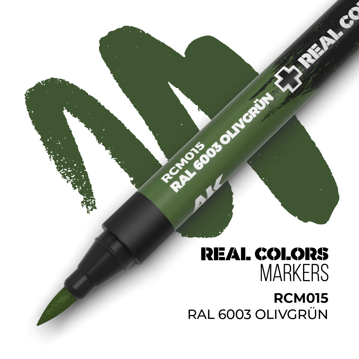 AK Interactive REAL COLORS MARKERS Ral 6003 Olivgrün