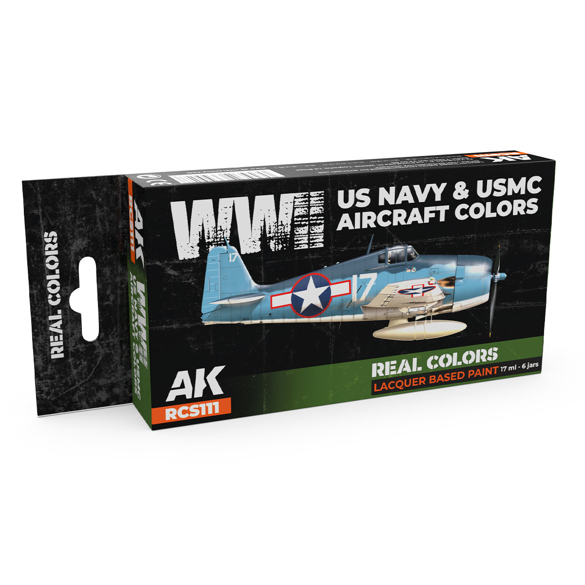 AK Interactive REAL COLORS SETS Wwii Us Navy & Usmc Aircraft Colors Set