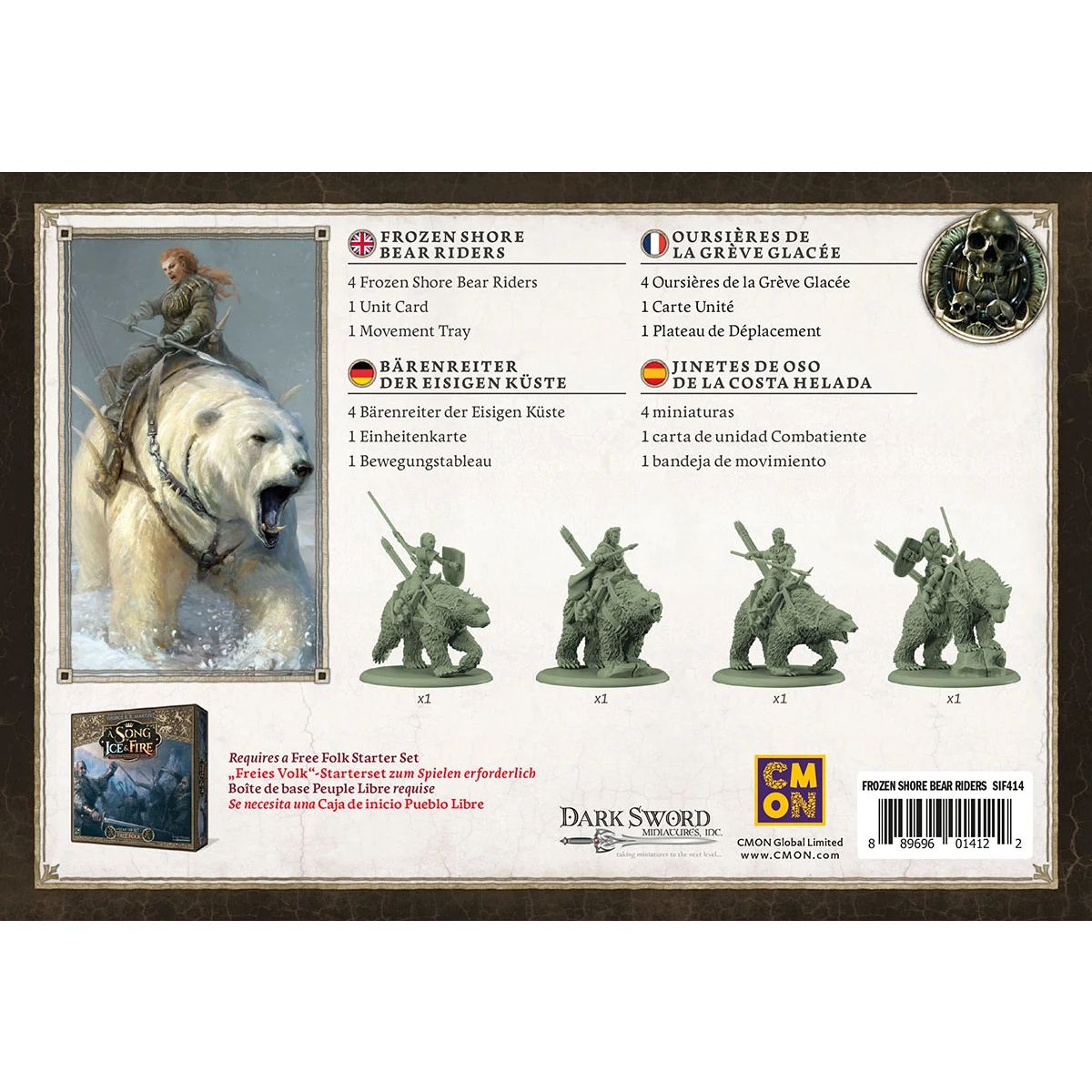 Song of Ice & Fire Frozen Shore Bear Riders