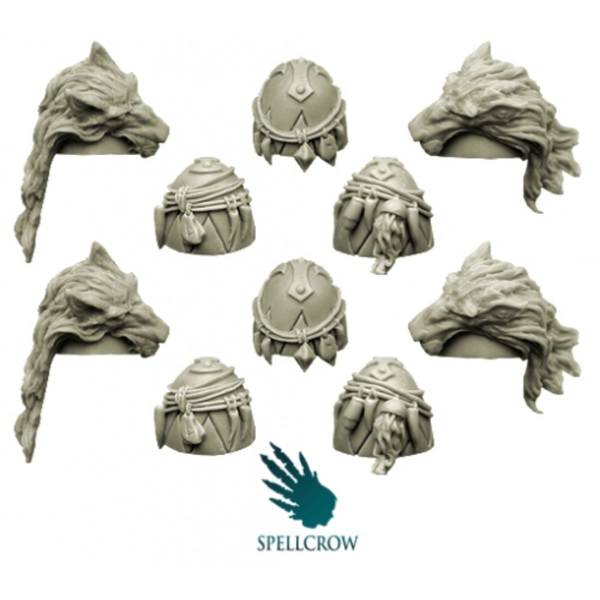Spellcrow Wolves Knights Shoulder Pads