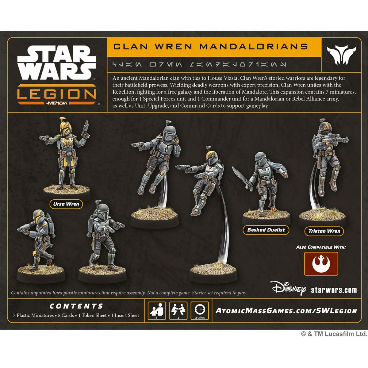 Star Wars Legion Clan Wren Mandalorians