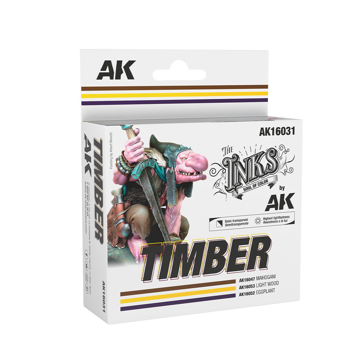 AK Interactive The INKS - SETS Timber Colors Set